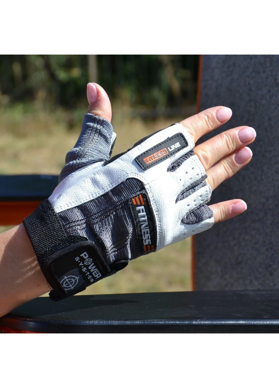 Перчатки для фитнеса PS-2300 Fitness Grey/White Power System (396876525)