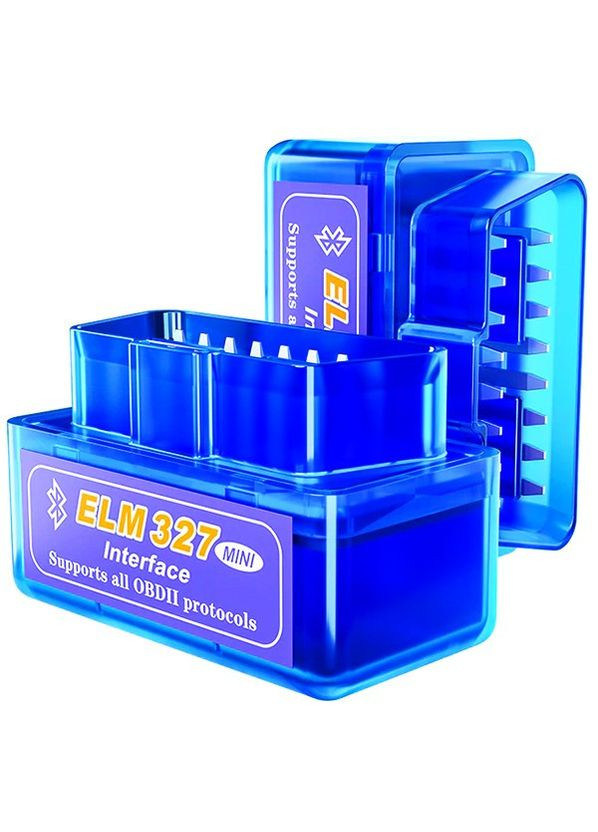Автосканер адаптер ELM327 v2.1 Bluetooth mini obd2, диагностический автосканер кодов авто ELM (350947295)