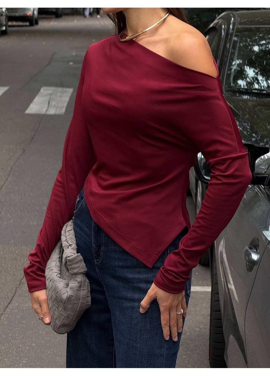 Лонгслів жіночий з відкритим плечем Style Point (368152918)