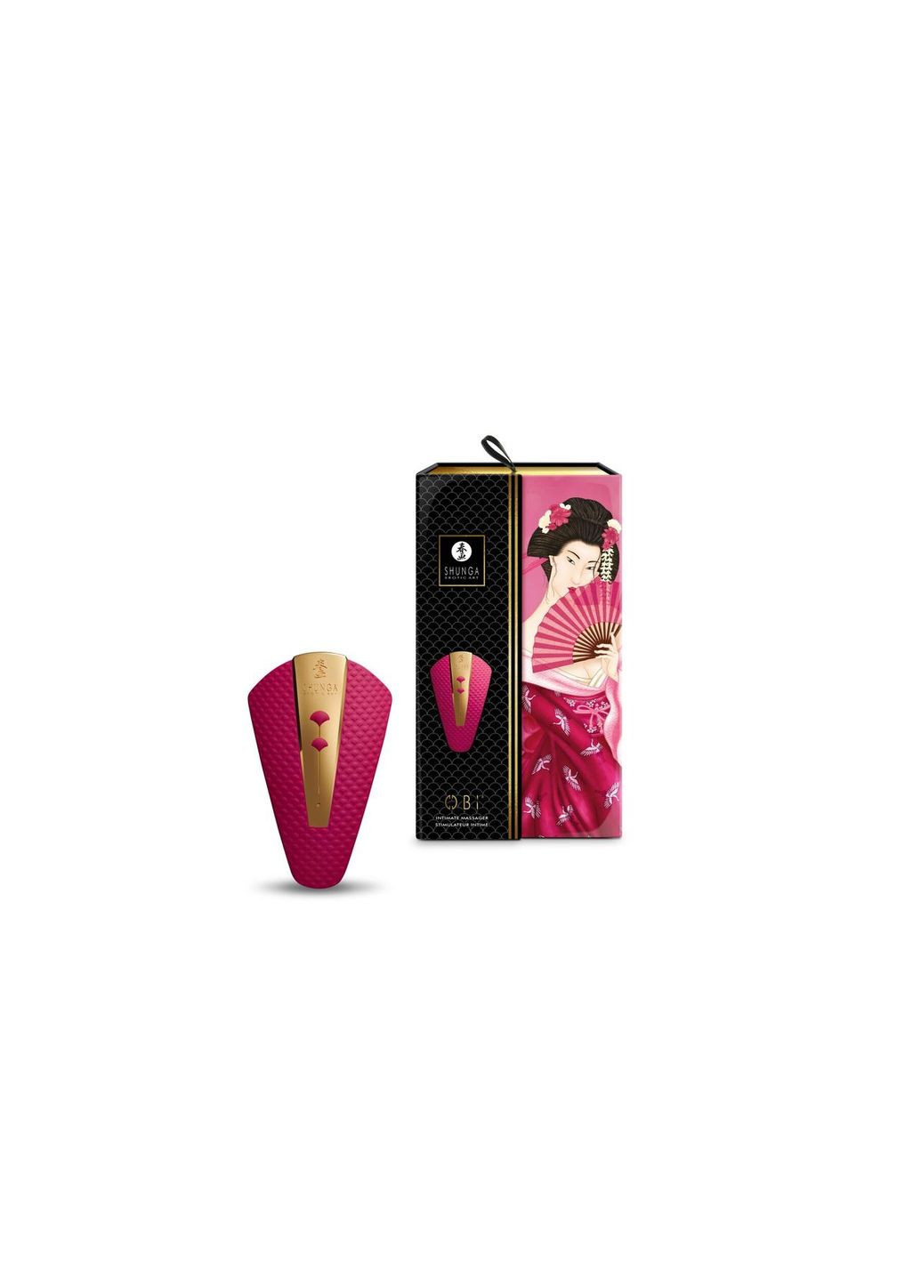 Кліторальний вібратор — Obi Intimate Massager Rasberry Shunga (303910086)