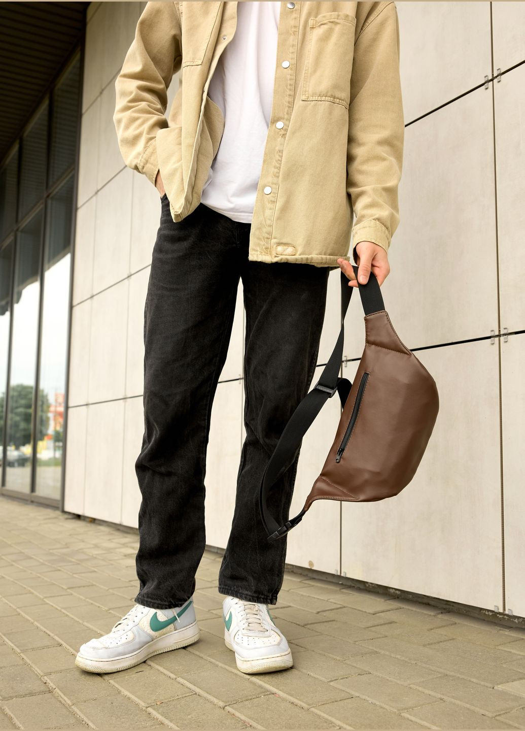 Мужская сумка на пояс бананка Tirso Sambag (323459311)