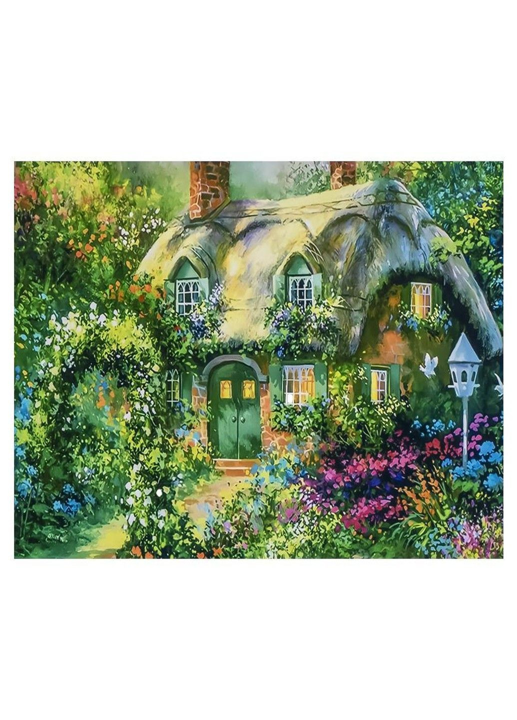 Набор Алмазная мозаика вышивка Бабушкин дом на подрамнике полная 5d 30х40 см GLD62308 No Brand (332208663)