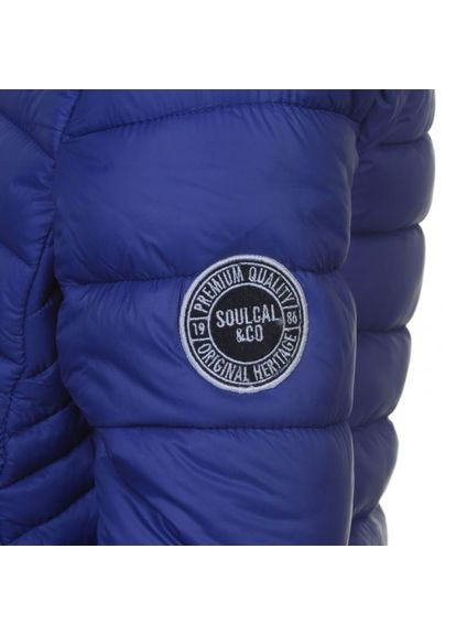 Синий Пуховик Soulcal