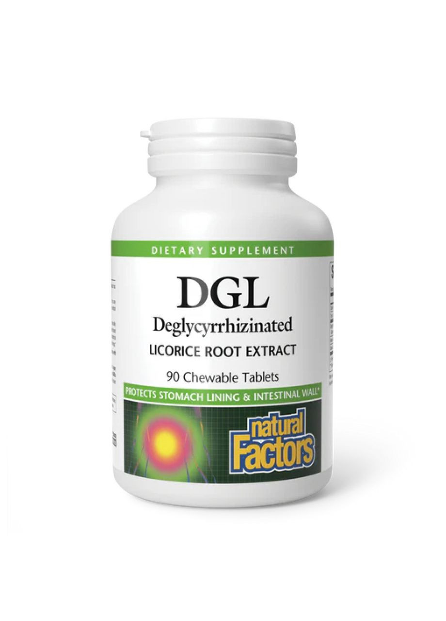 DGL 400mg - 90 tabs Natural Factors (369397149)