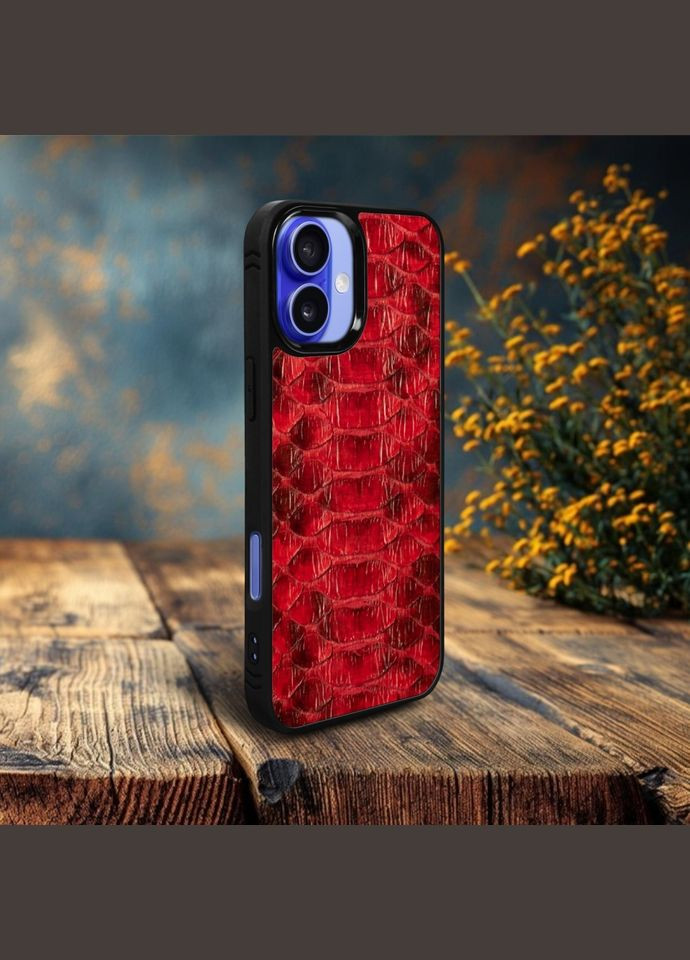 Накладка SkinBacker Python Scales для Apple iPhone 16 Червоний (79096) Stenk (336211983)