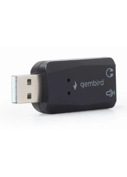 Звуковая карта USB 2.0, 5.1,, Black, Box (SC-USB2.0-01) SC-USB2.0-01 Gembird (395353375)