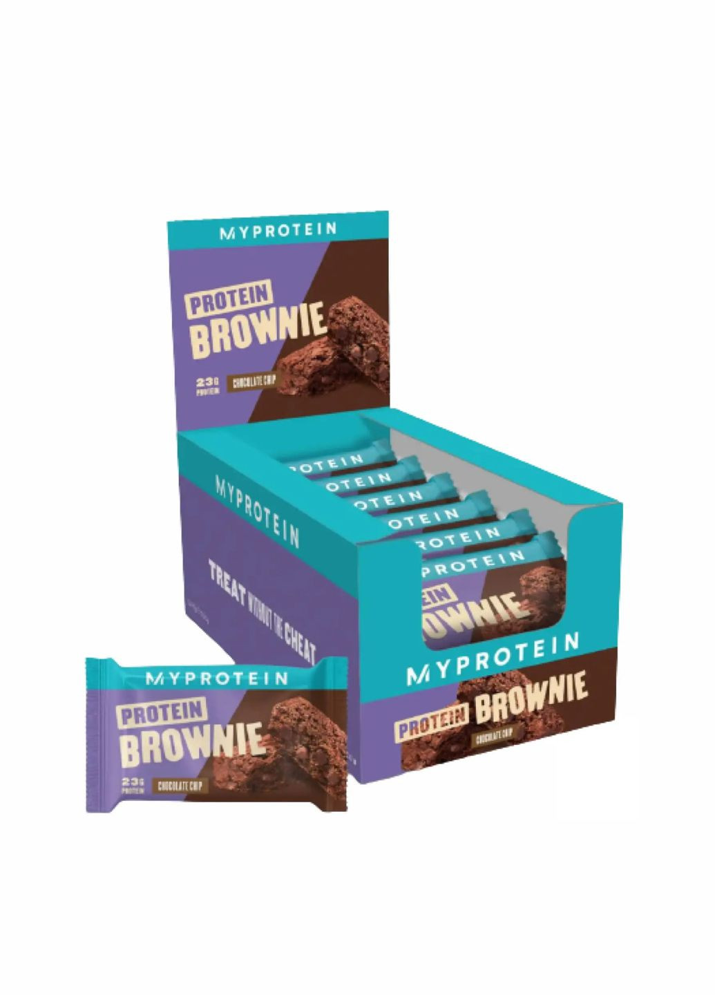 Protein Brownie - 12x75g Chocolate (шоколад) протеїновий брауні My Protein (283622439)