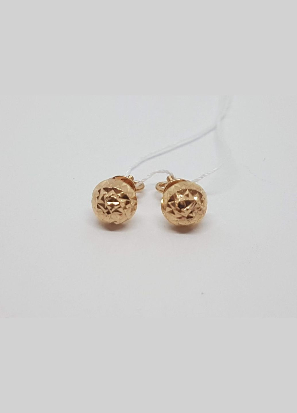 Золотые серьги-пуссеты. 210147_7 FAVORITUM (302021223)