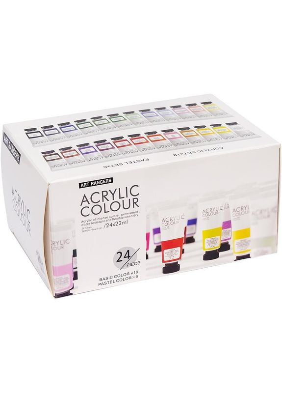 Набір акрилових фарб "Art Ranger" PA32.24022.A, 24 кольори Bambi (364847859)