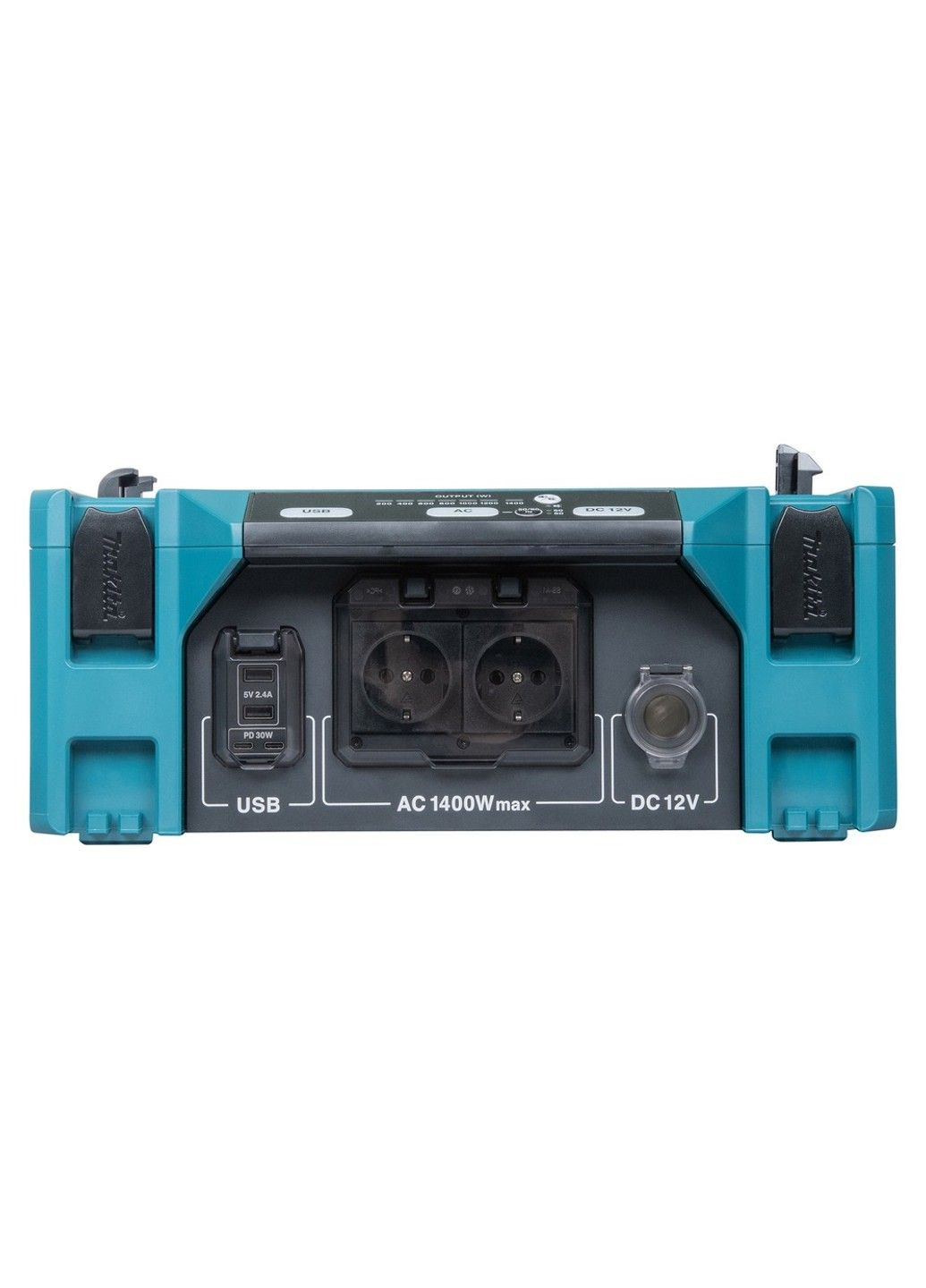 Інвертор живлення з виходом 220 В BAC01 (1400 Вт, USB, Type-C, 12 В, 7.3 кг) Makita (305057619)