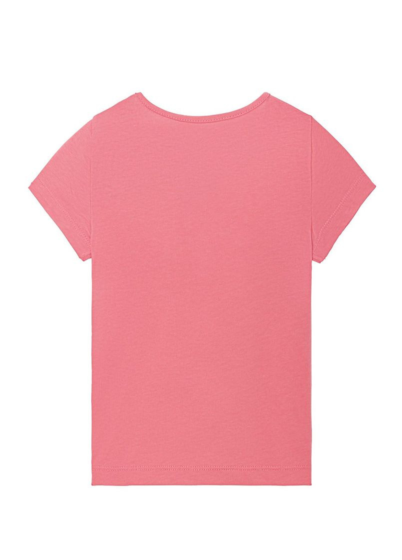 Розовая демисезонная футболка Lupilu
