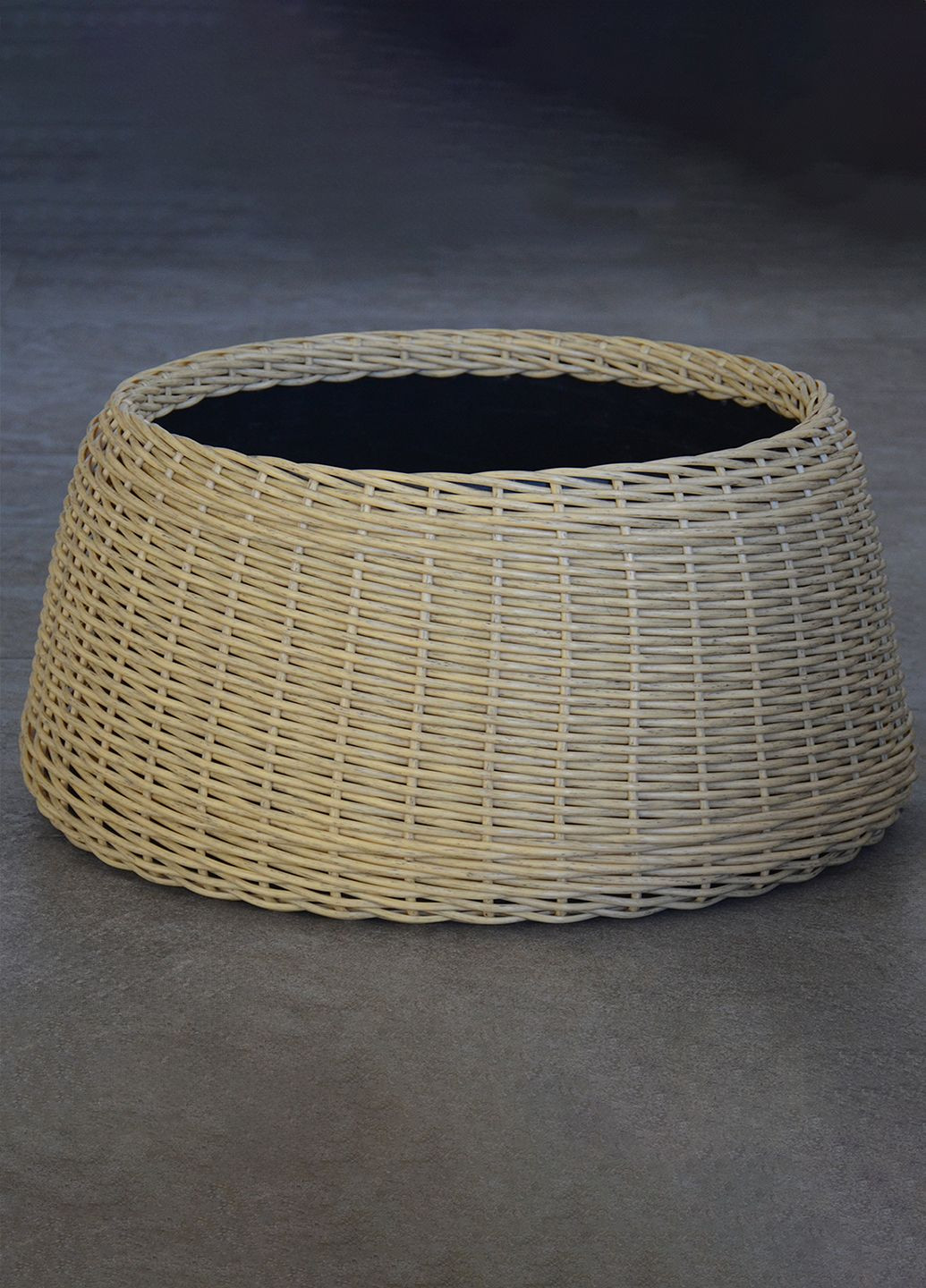 Спідниця для ялинки з ротанга ручної роботи, плетений кошик для декорування ялинки, підставка під ялинку. Handmade (361894080)