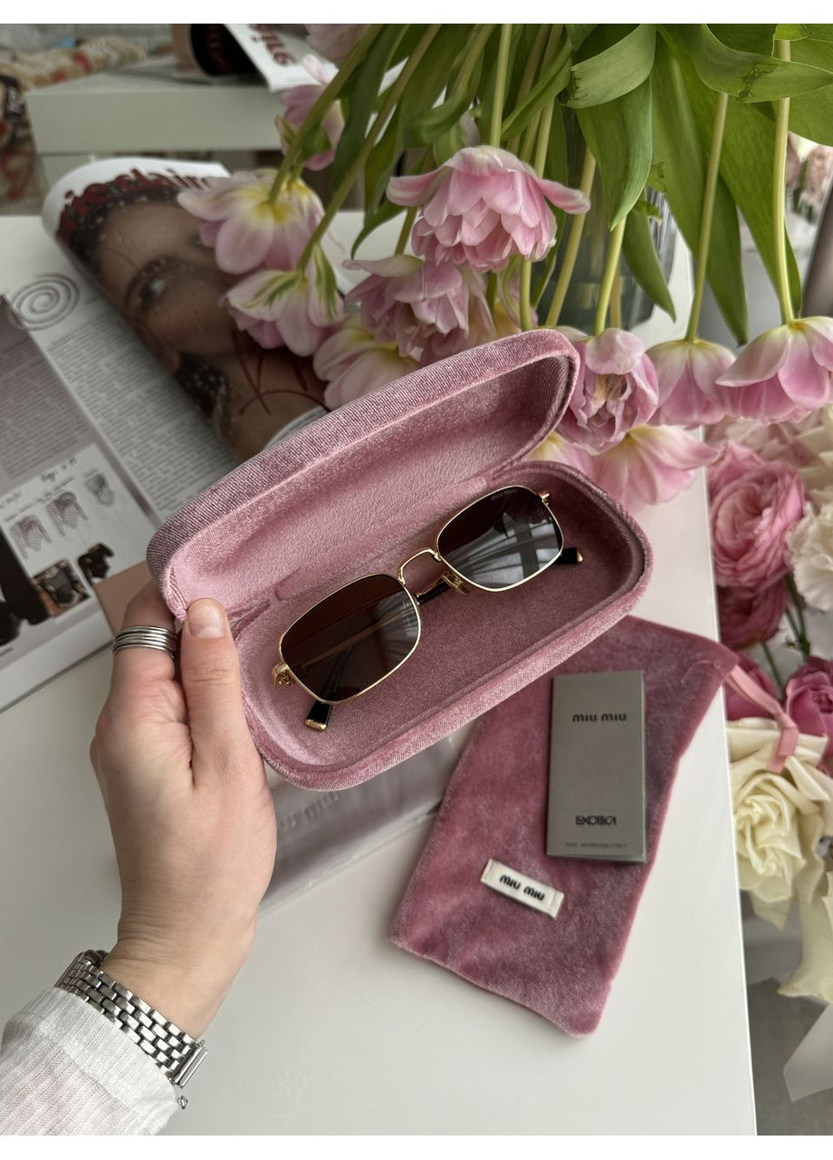 Окуляри Miu Miu MUA53S ZVN60O Brown Gold No Brand (355342931)