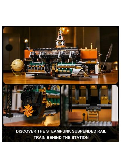 Конструктор Original - Steampunk Залізнична станція в стилі стімпанк (85007) Pantasy Original - Steampunk Залізнична станція в стилі ст (366696160)