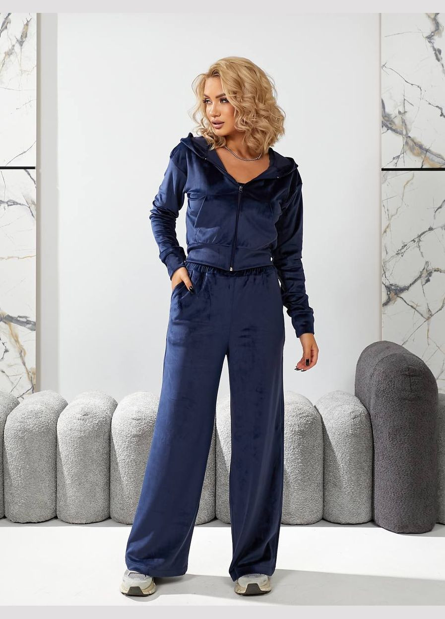 Женский велюровый костюм 3-ка Fashion (302448049)