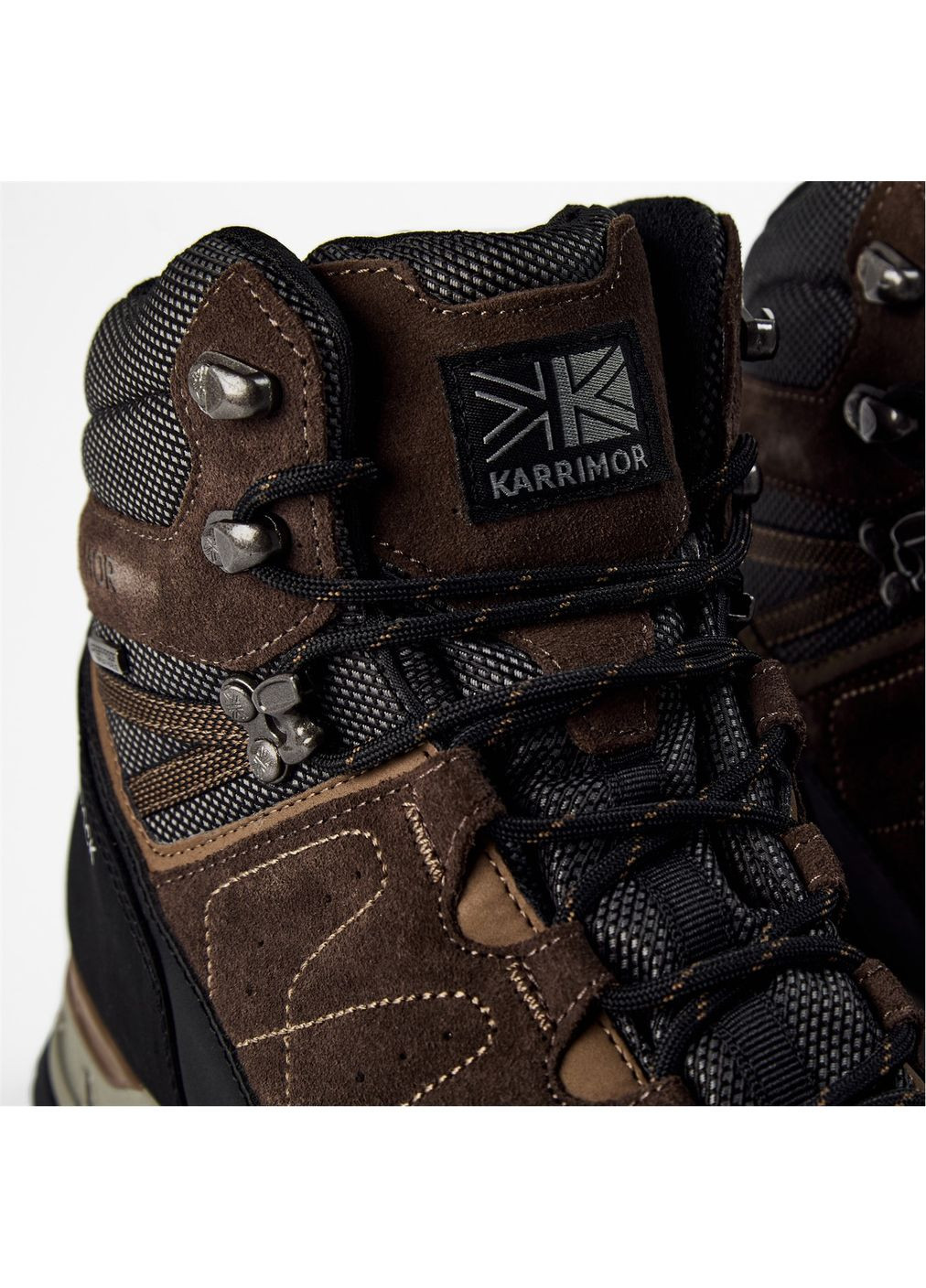 Коричневые ботинки hot rock mens walking boots brown 7(41) Karrimor