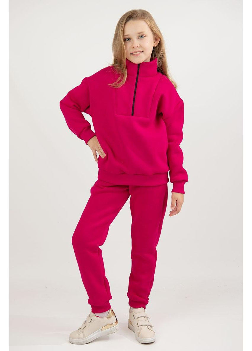 Детский костюм теплый тринитка с начесом для девочки, для садика для школы и прогулок V&V (362209297)