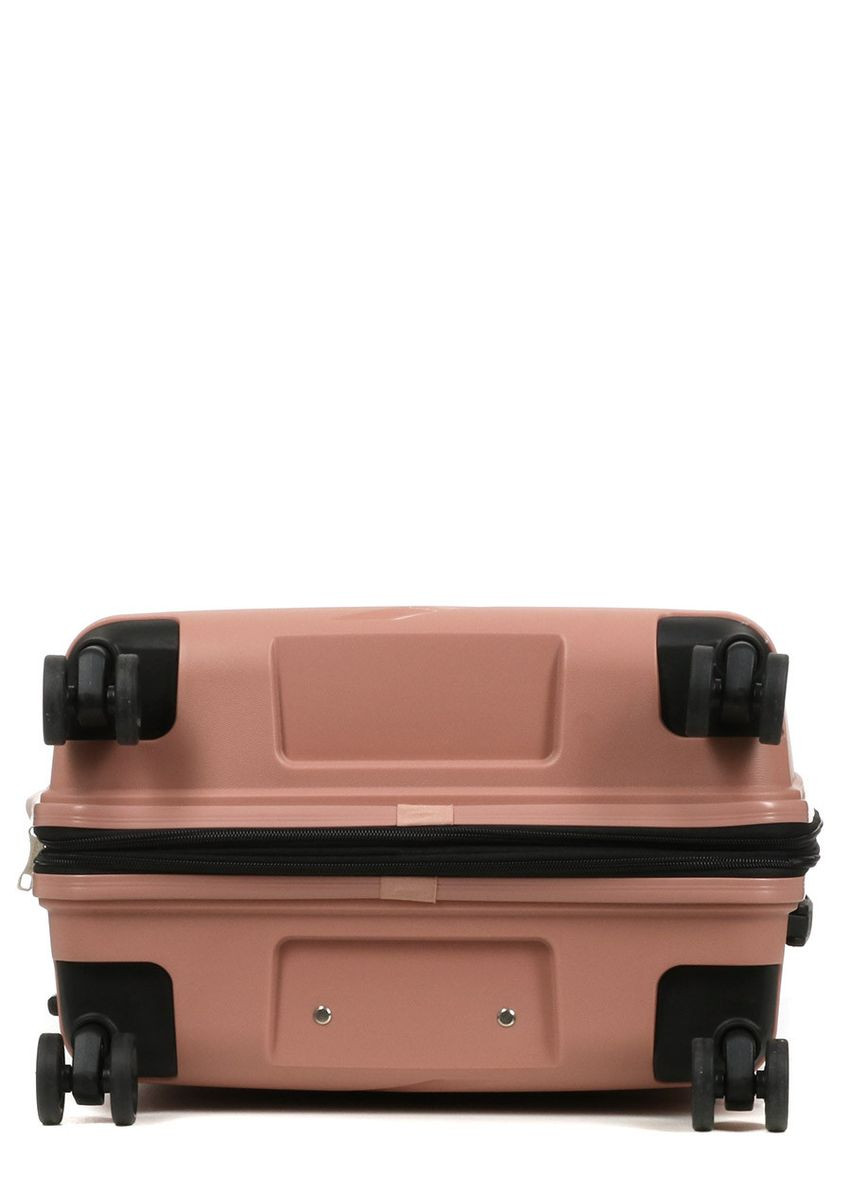 Чемодан средний М полипропилен пудра 65х44х28+5/77л/3.4кг/ 289 WORLDLINE (324802221)