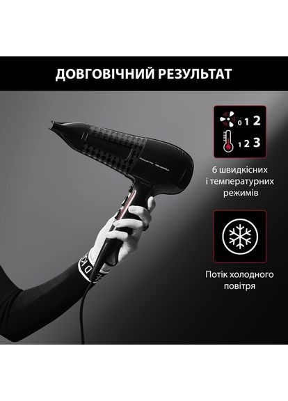 Фен x KARL LAGERFELD Powerline CV591LF0 Rowenta (360421806)