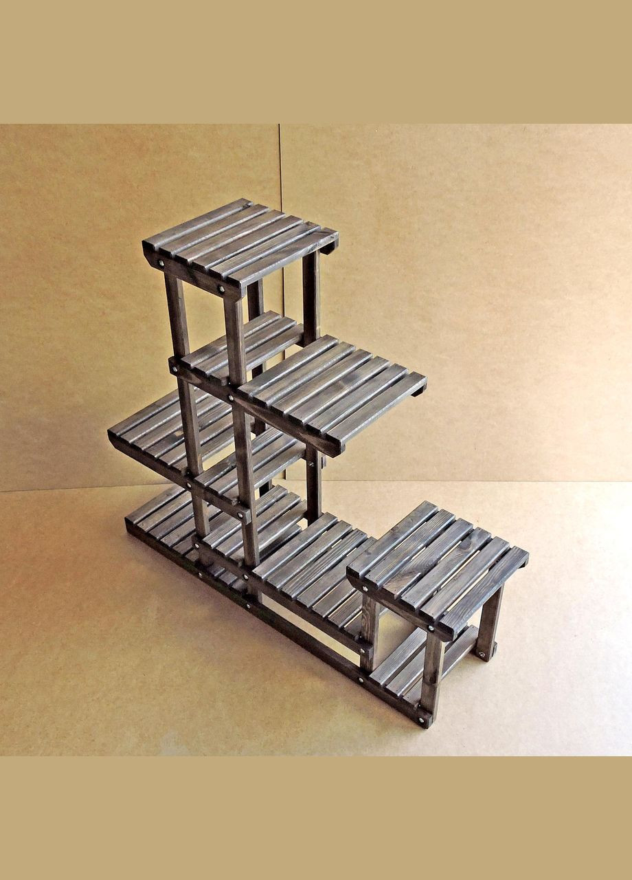 Підставка для квітів з дерева Корсика мокко (ЦВТ-000206) No Brand (328224873)