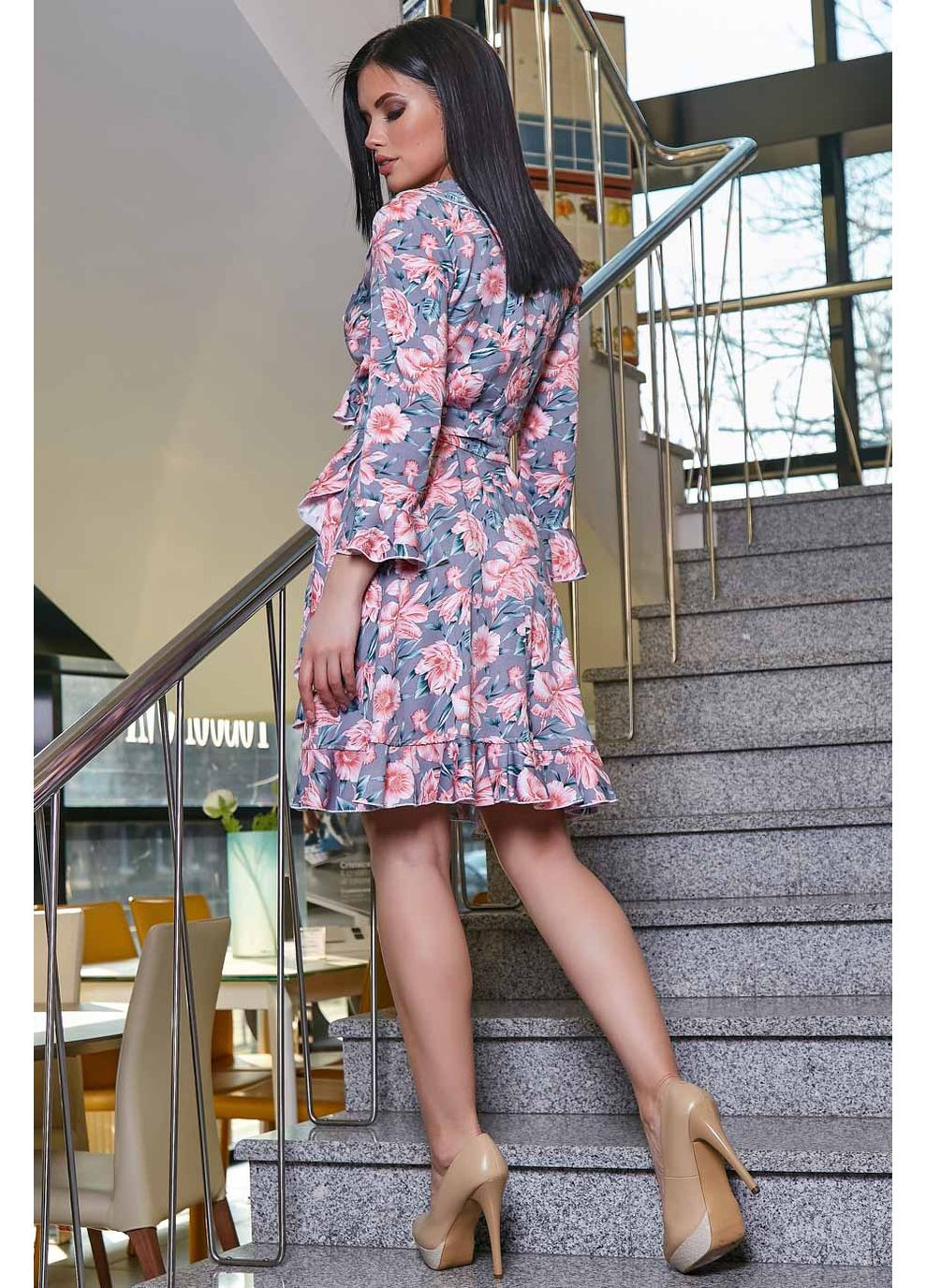 Сіра сукня 1114.3352 Seventeen