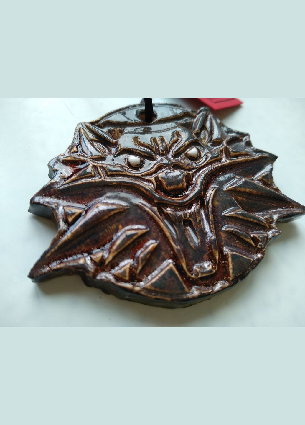 Керамічний амулет Відьмака (коричневий) Коти&Ангели (301533061)