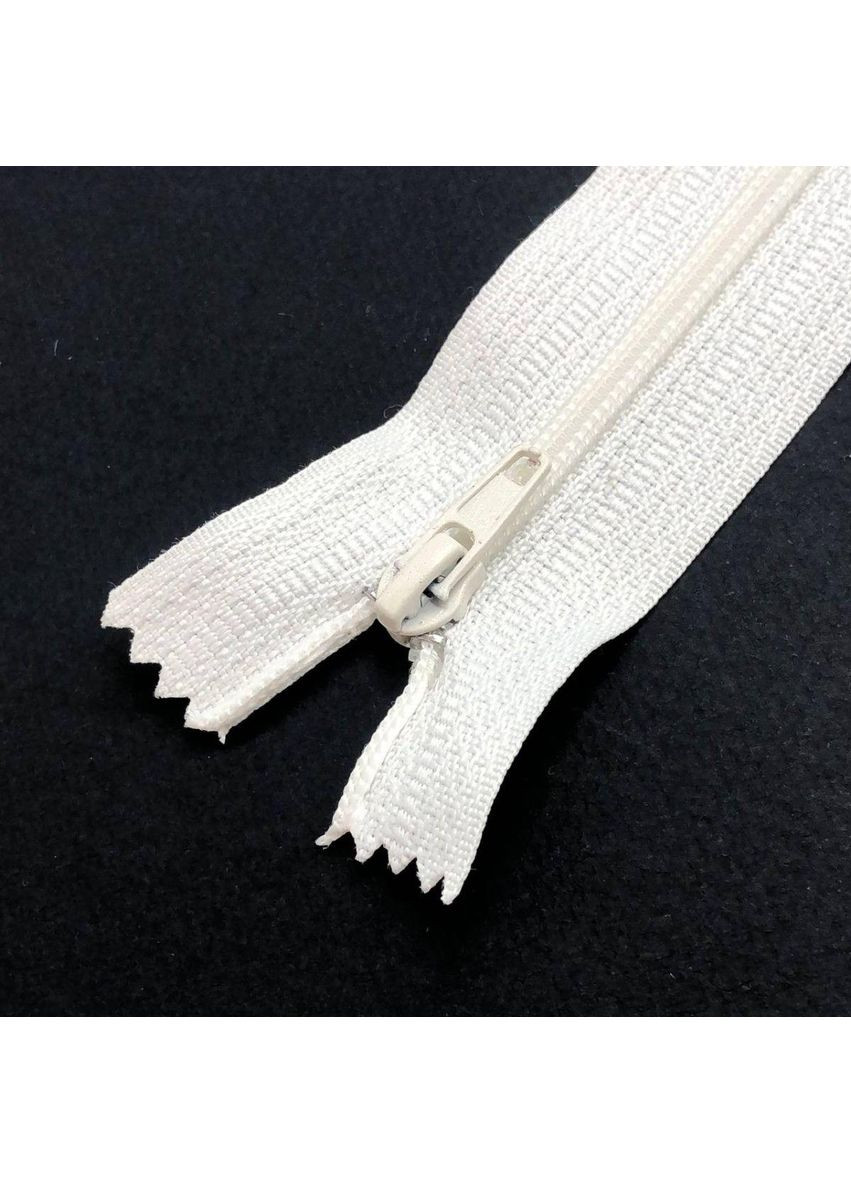 Молния брючная 18 см полуавтомат, Aайвори. Plus-plus (354795082)