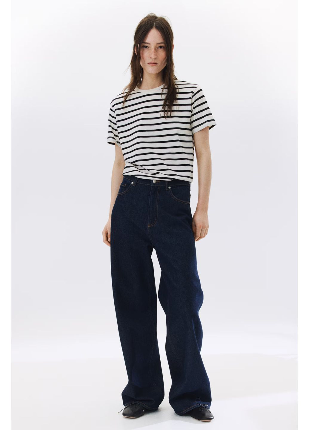 Футболка из хлопка H&M - (354647743)