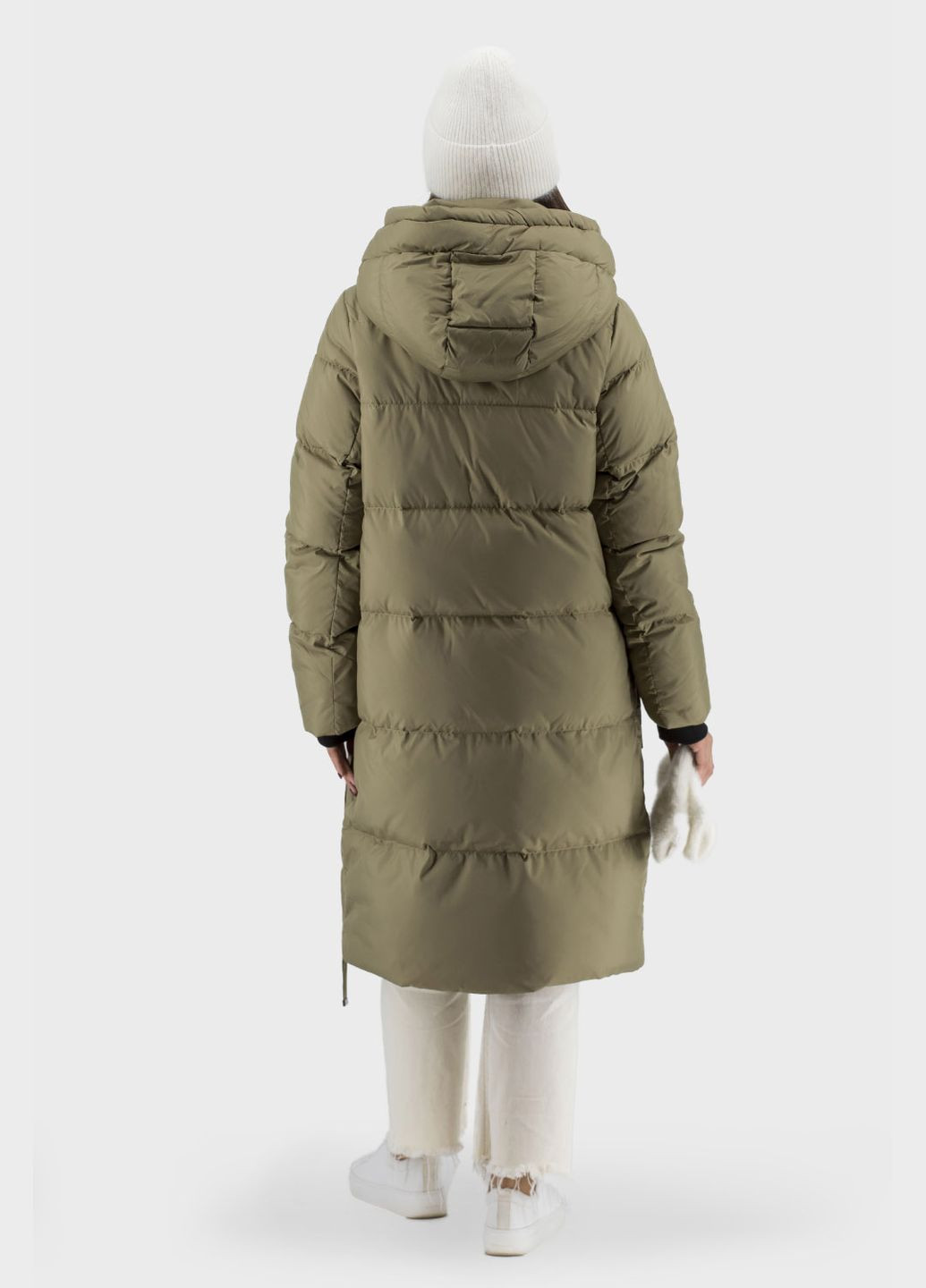 Оливковый (хаки) зимний Пуховик Snow Owl