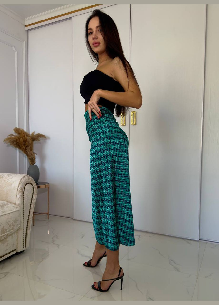 Жіноча темно-бірюза спідниця No Brand (342414880)