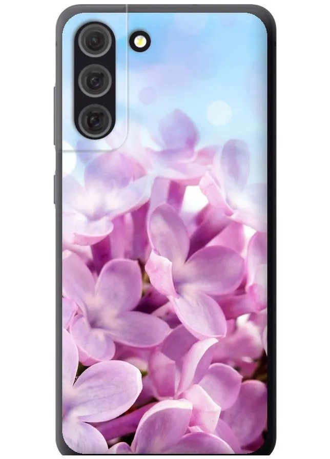 Силіконовий чохол 'Бузок' для Endorphone Samsung Galaxy S21 FE (378337685)
