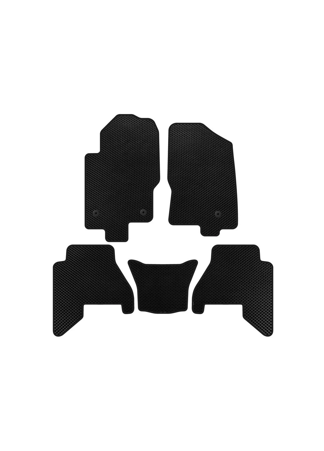 Коврики EVA V2 (2 ряда, черные) для Nissan Pathfinder R51 2005-2014 гг Digital Designs (391762325)