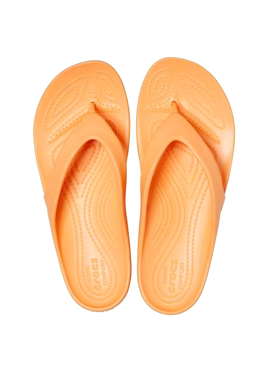 Оранжевые шльопанці Crocs