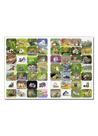 100% наклейок. Пушистики и ушастики ( ) Глорія (340545876)