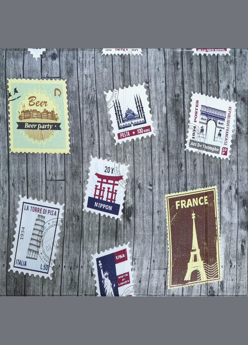 Самоклеющаяся 3D панель почтовые марки 700х700х4мм (091) SW-00001152 Sticker Wall (329894839)