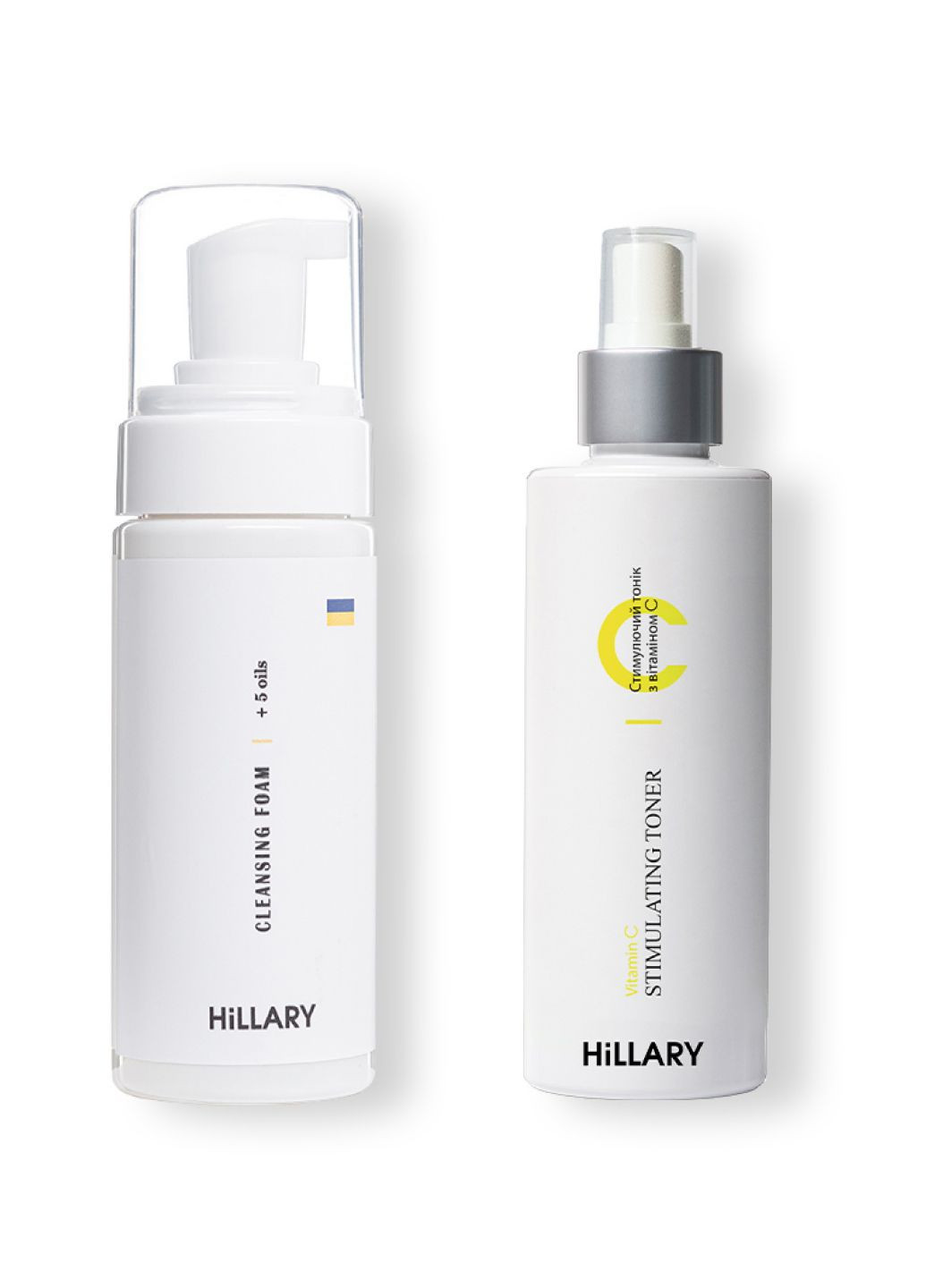 Пінка для нормальної шкіри + Тонік з вітаміном C Hillary (302505079)