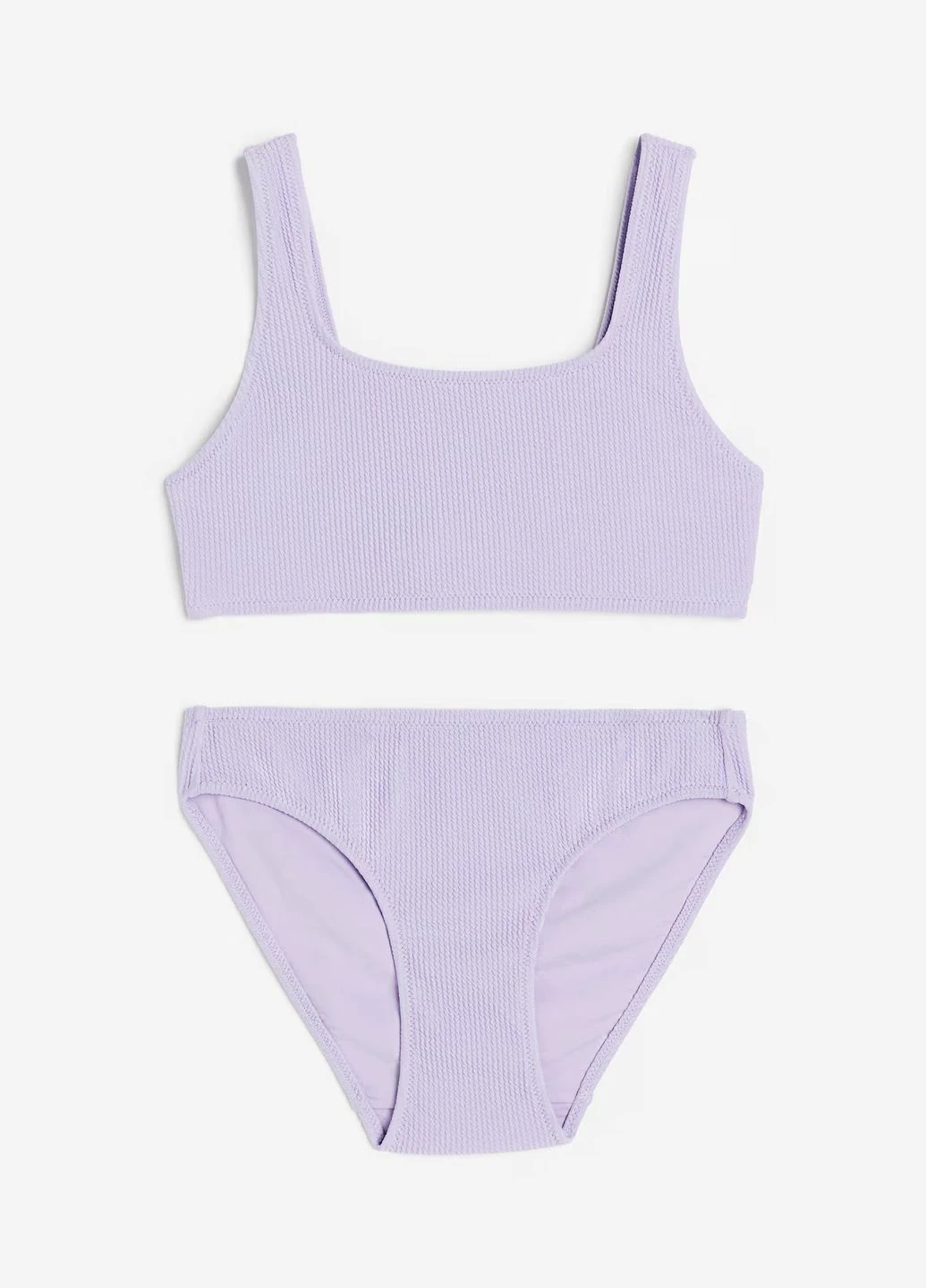 Ліловий літній купальник H&M