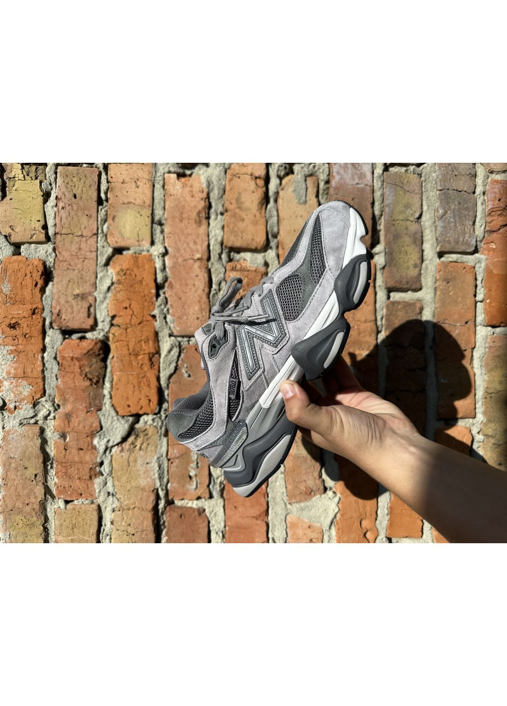 Сірі Осінні кросівки чоловічі new balance 9060 x joe freshgoods dark gray нью беланс 9060 No Brand