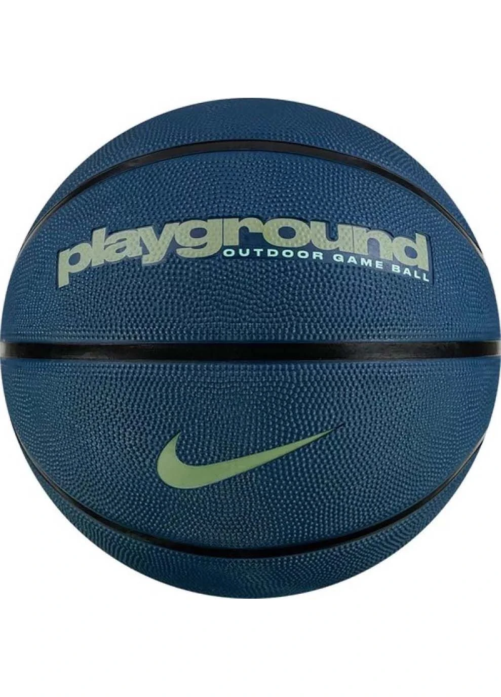 М'яч баскетбольний EVERYDAY PLAYGROUND 8P GRAPHIC DEFLATED Blue/Green size 5 Nike (302287261)