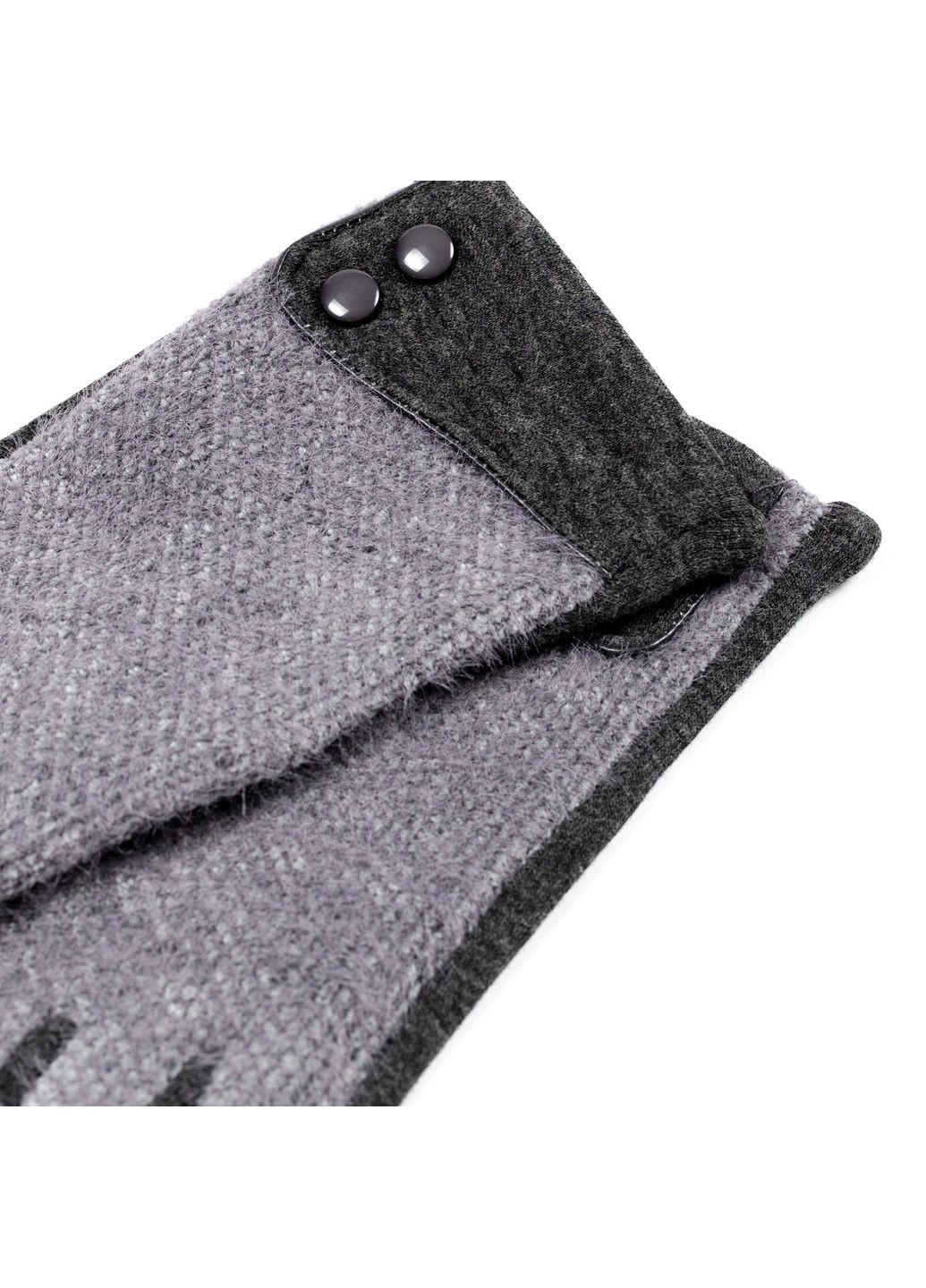 Перчатки Smart Touch женские комбинированные серые ДЕЛЛА LuckyLOOK 584-457 (322789133)