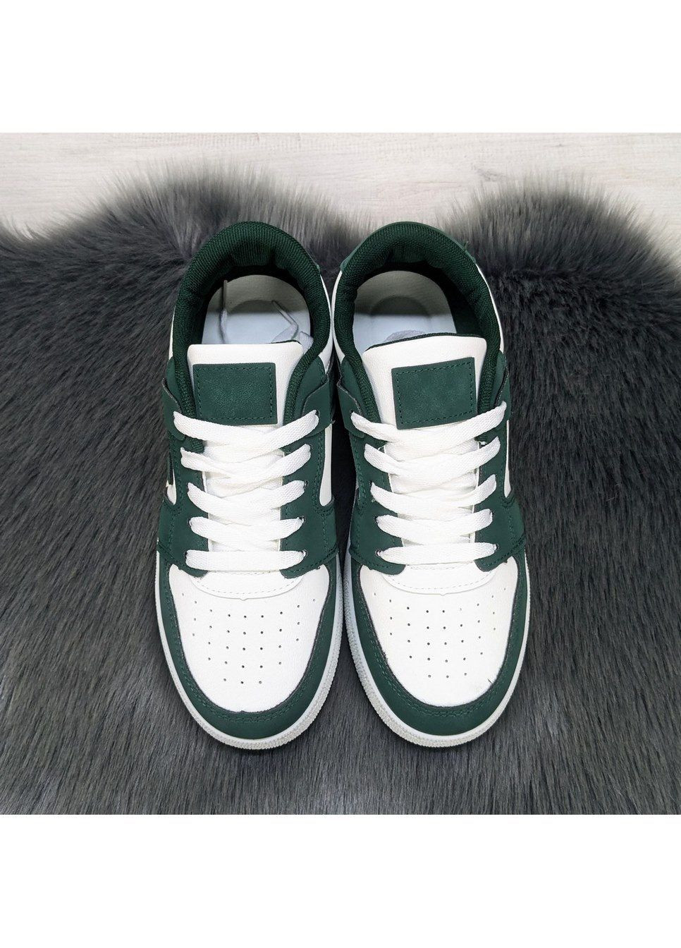 Темно-зелені осінні кросівки кеди жіночі демісезонні Dual