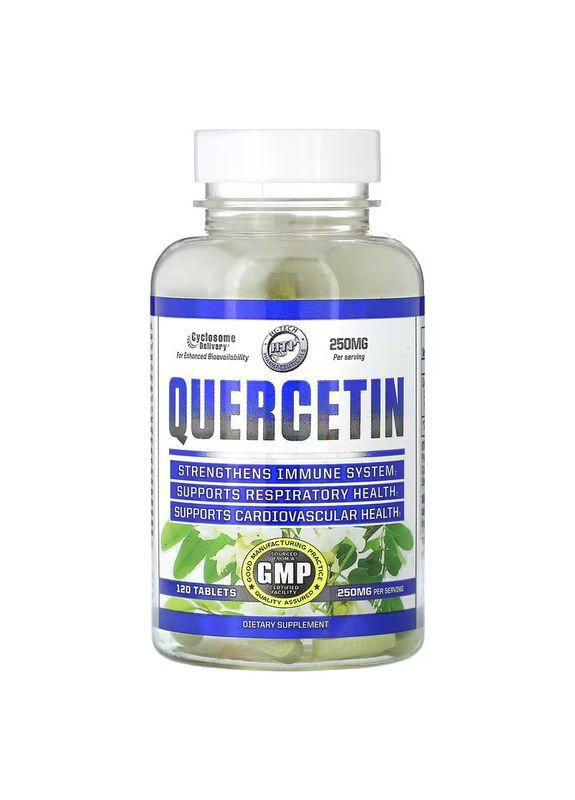 Кверцетин Quercetin 250 мг 120 таблеток Hi-Tech Pharmaceuticals (365309679)