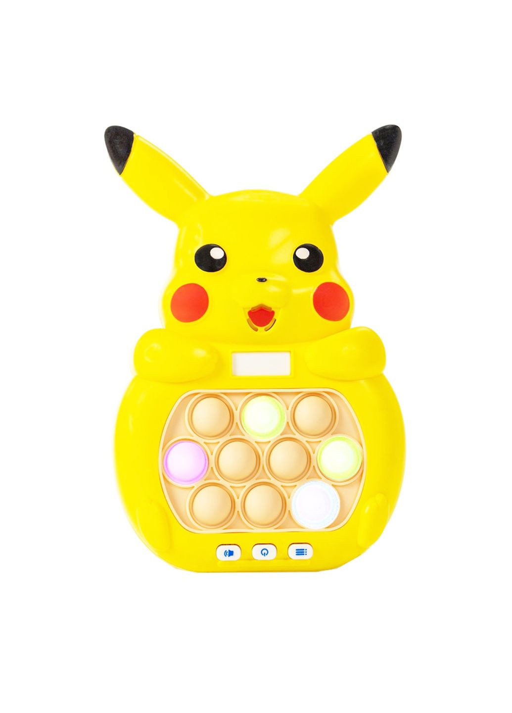 Электронная приставка консоль Quick Push Game приставка игры Pop It Антистресс-тек ток игрушка Пикачу 999 No Brand (365721657)