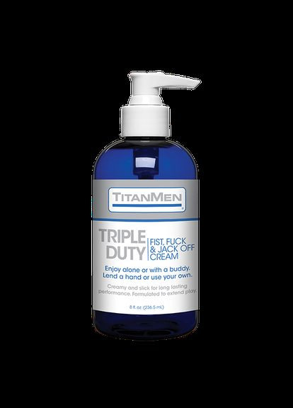 Густа змазка для фістинга Doc Johnson TitanMen - Triple Duty (236 мл) SO2813 No Brand (303909227)