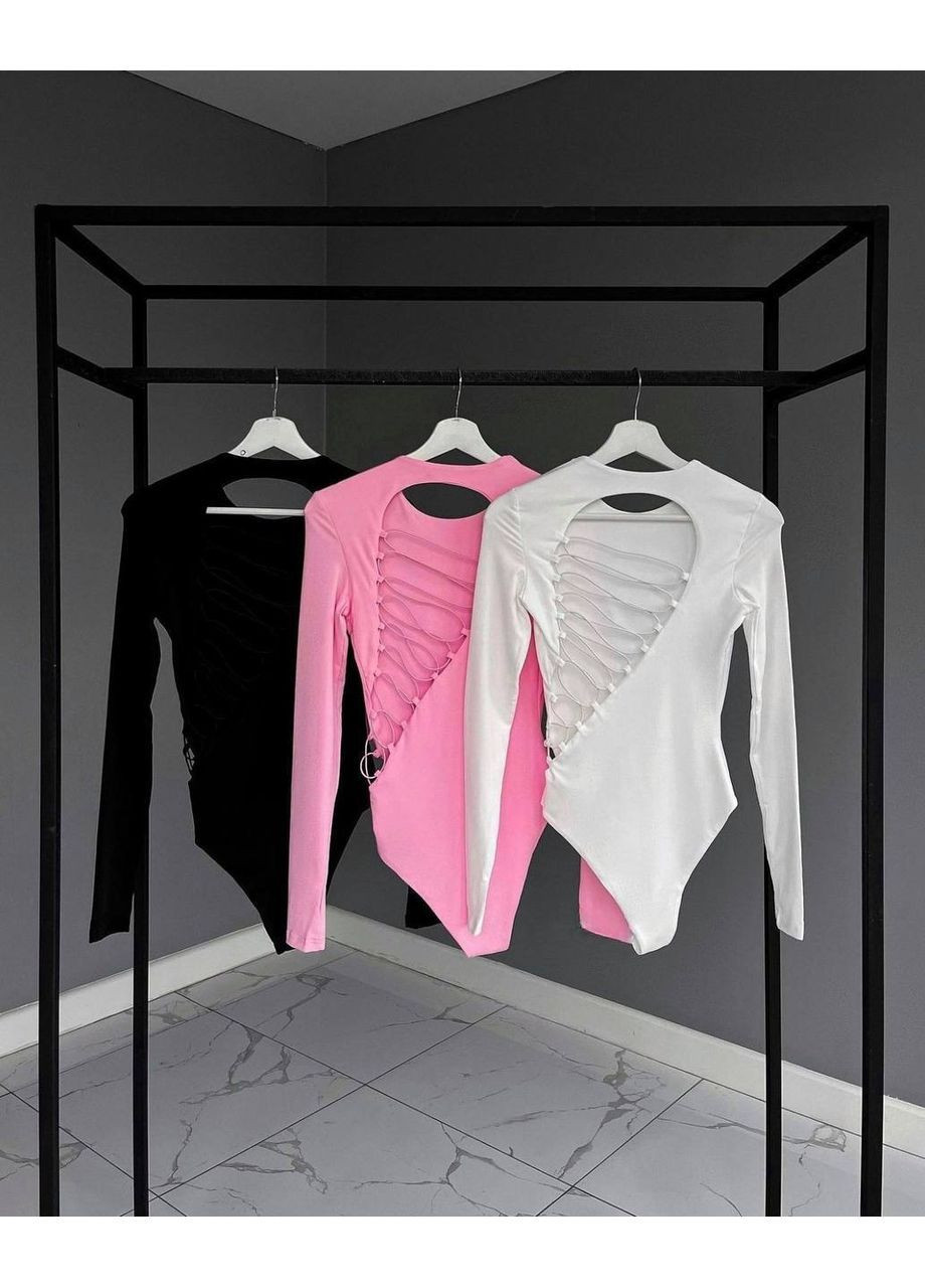 Жіночий боді з акцентною спинкою No Brand (370032184)