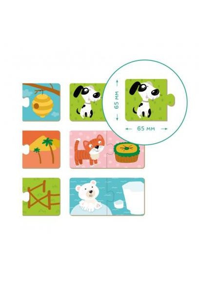 Пазл Зверята и их Дома (300117) Dodo Зверьки и их Дома (366153436)