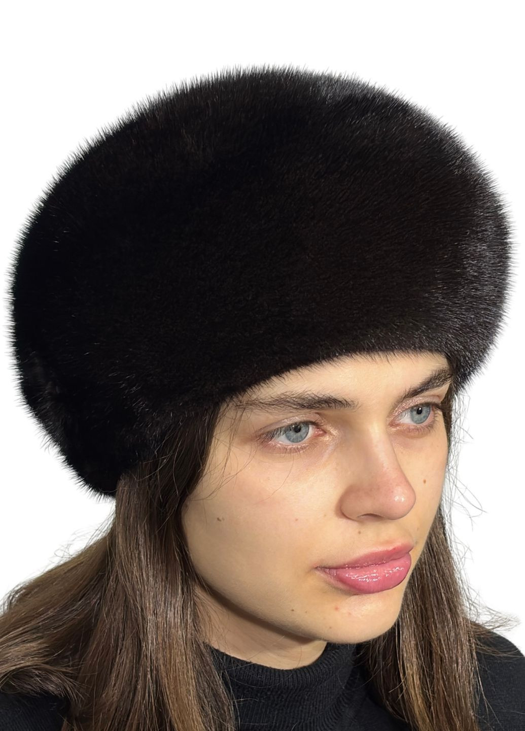 Жіночий норковий берет Меховой Стиль Классический (277927601)