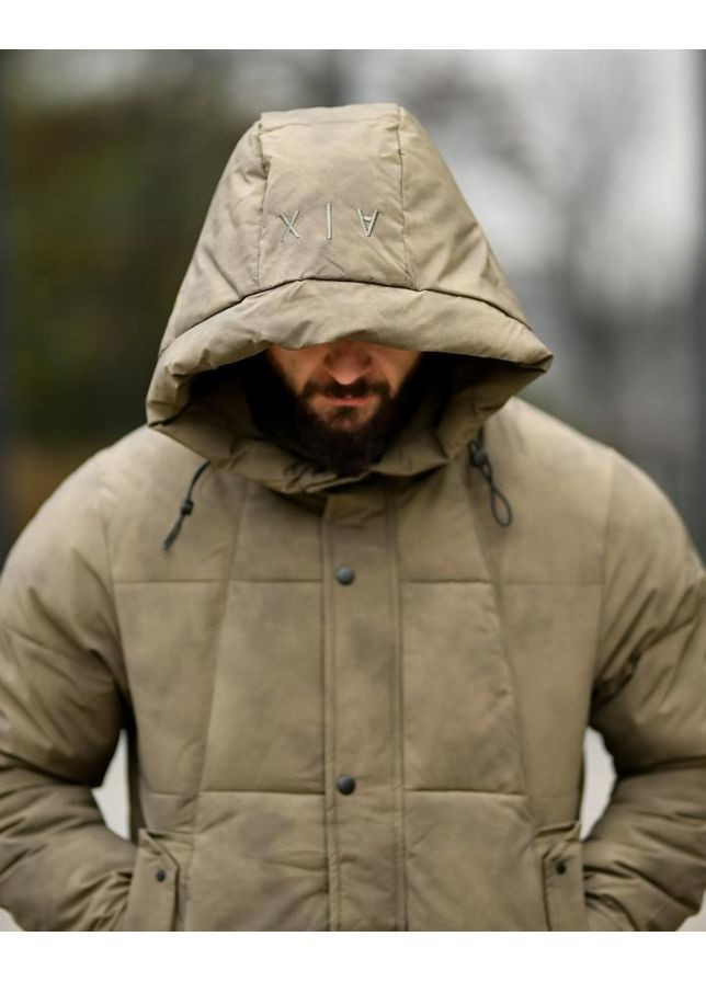 Оливкова зимня зимова чоловіча курточка arma oliva No Brand