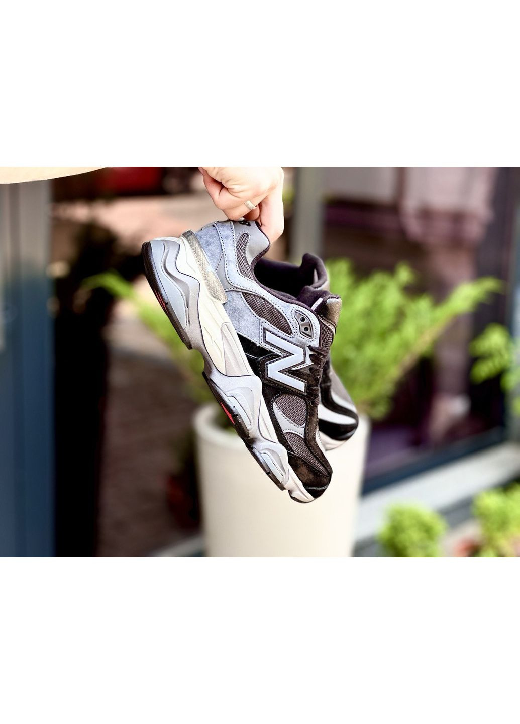 КРОСІВКИ ЖІНОЧІ NEW BALANCE 9060 BLACK GREY НЬЮ БЕЛАНС 9060 No Brand сірі демісезони (367177236)