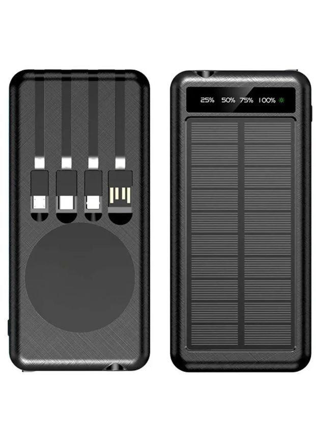 Зарядний пристрій повербанк Power Bank 50000 мАг Li-Ion з LED ліхтариком та набором кабелів (2104618801) No Brand (368902760)